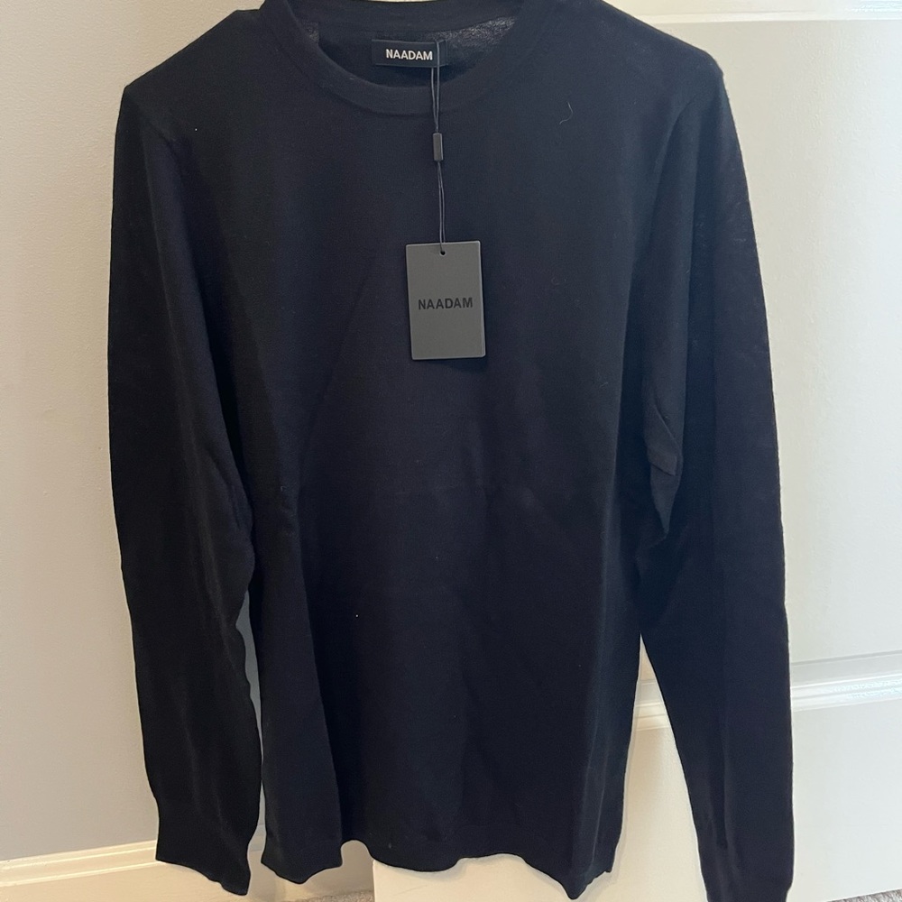 Naadam Ultra Fine Cashmere Sweater Black Medium